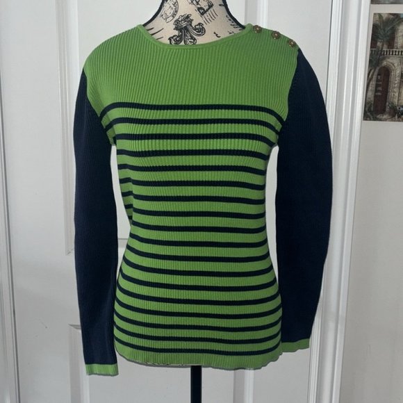 Lauren Ralph Lauren Sweaters - Lauren Ralph Lauren Green and Blue Women’s Sweater